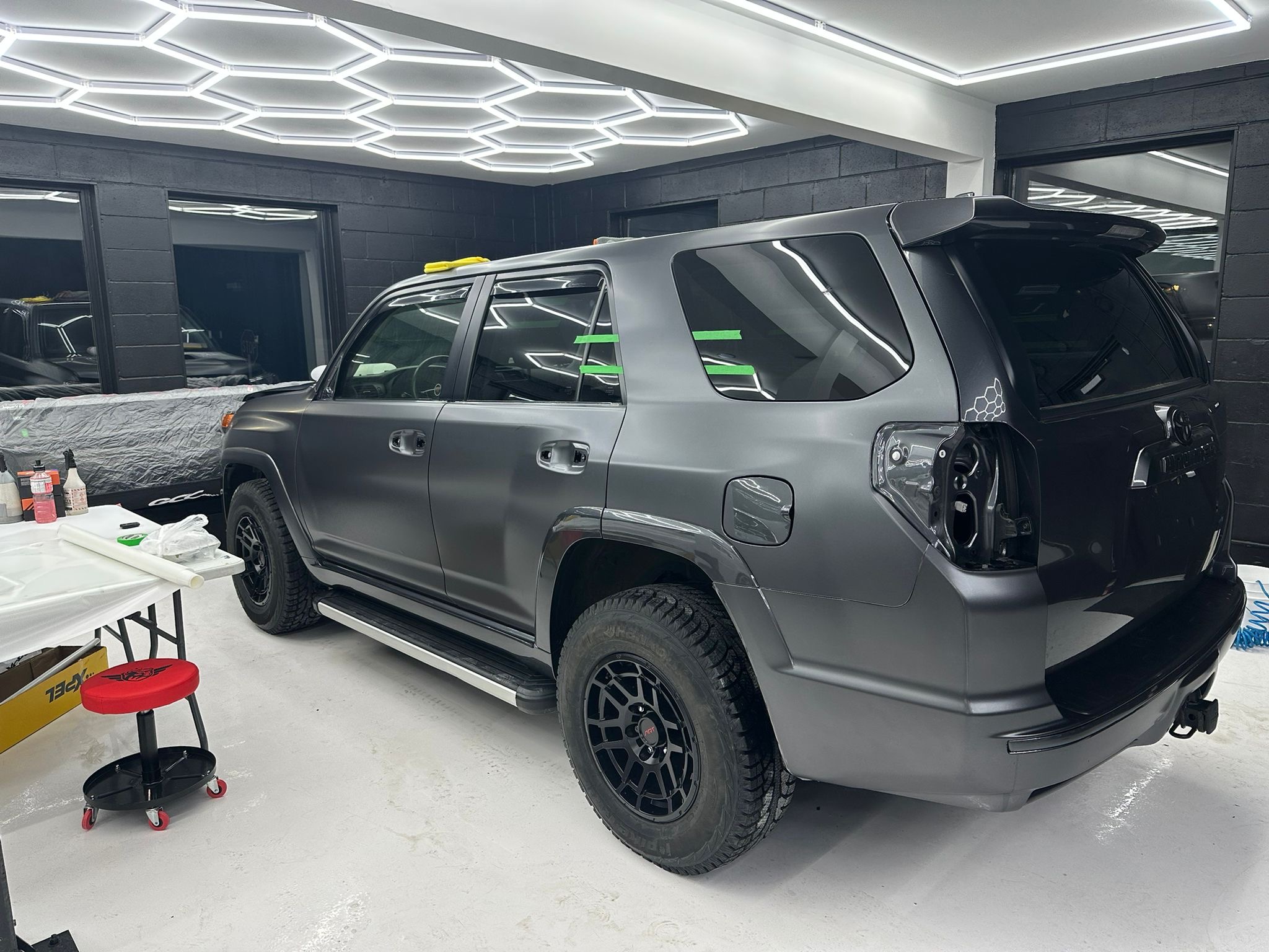 Toyota 4Runner Matte PPF – Side Panel Process